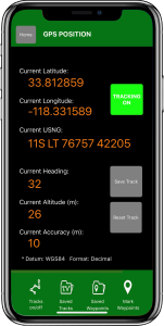 Figure 27. GPS screen