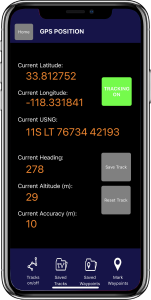 Figure 27. GPS screen