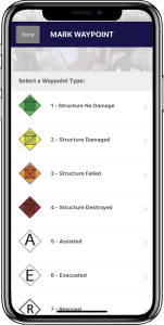 Figure 31. Waypoint select list